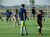 Laatste training S.K.N.W.K. JO11-1JM van seizoen 2022-2023 (partijtje tegen de ouders) (214/221)